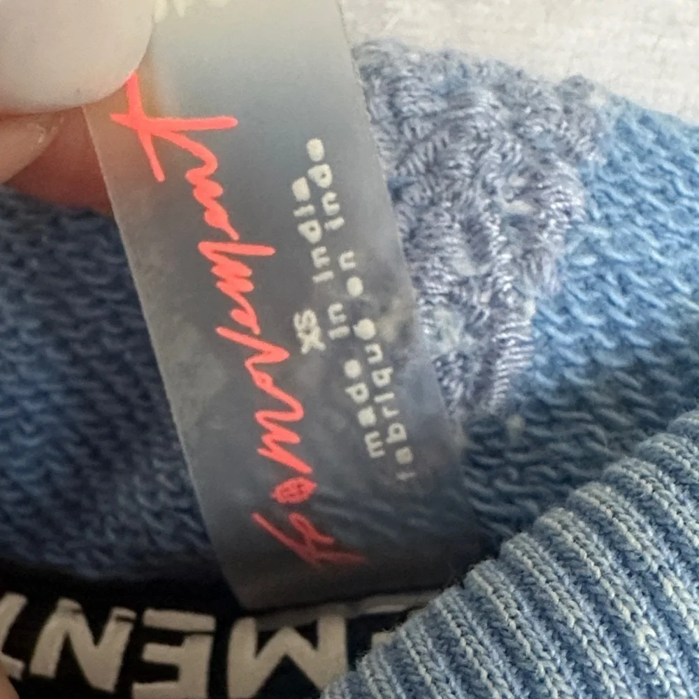 FP Movement by Free People Light Blue Cowl Neck Sweater